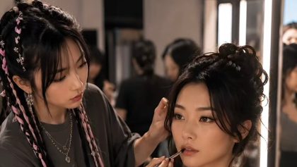 Shanghai Fashion Show with chinese star Meilin as a Pret-a-portier-Model. But it is not what it seems, watch the surprising ending